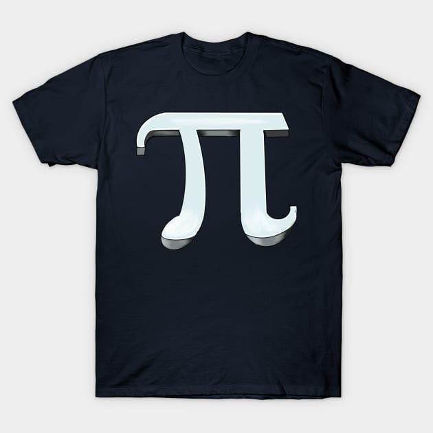 Pi - physics mathematics- mathematical constant in 3d T-Shirt by Artonmytee